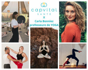 Carla Bonniez professeure de Yoga X CapVital santé Fréjus