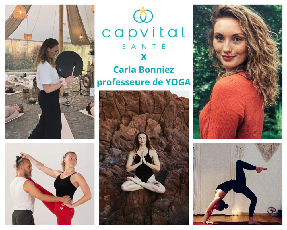 Carla Bonniez professeure de Yoga X CapVital santé Fréjus
